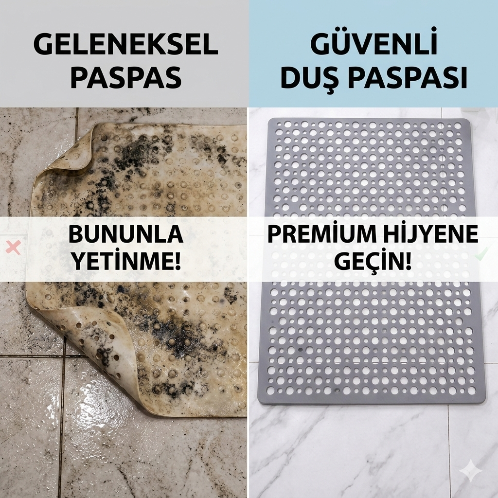 Respova Kaymaz Güvenli Duş Paspası